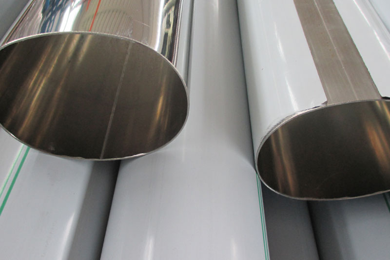 Protezione PVC tubi inox - tubi in acciaio inossidabile con rivestimento protettivo